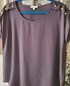 Casual blouse top gray